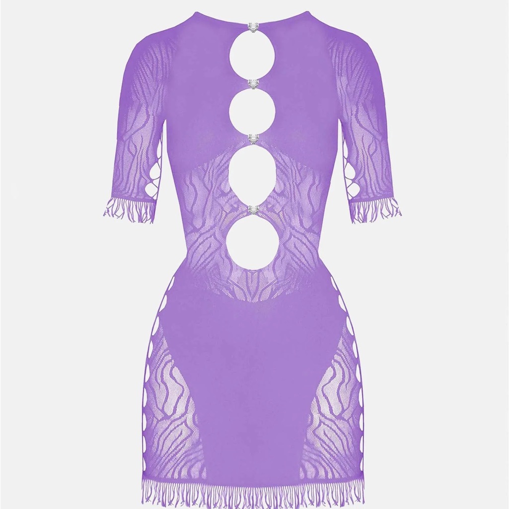 Poster Girl Purple Mini Dress